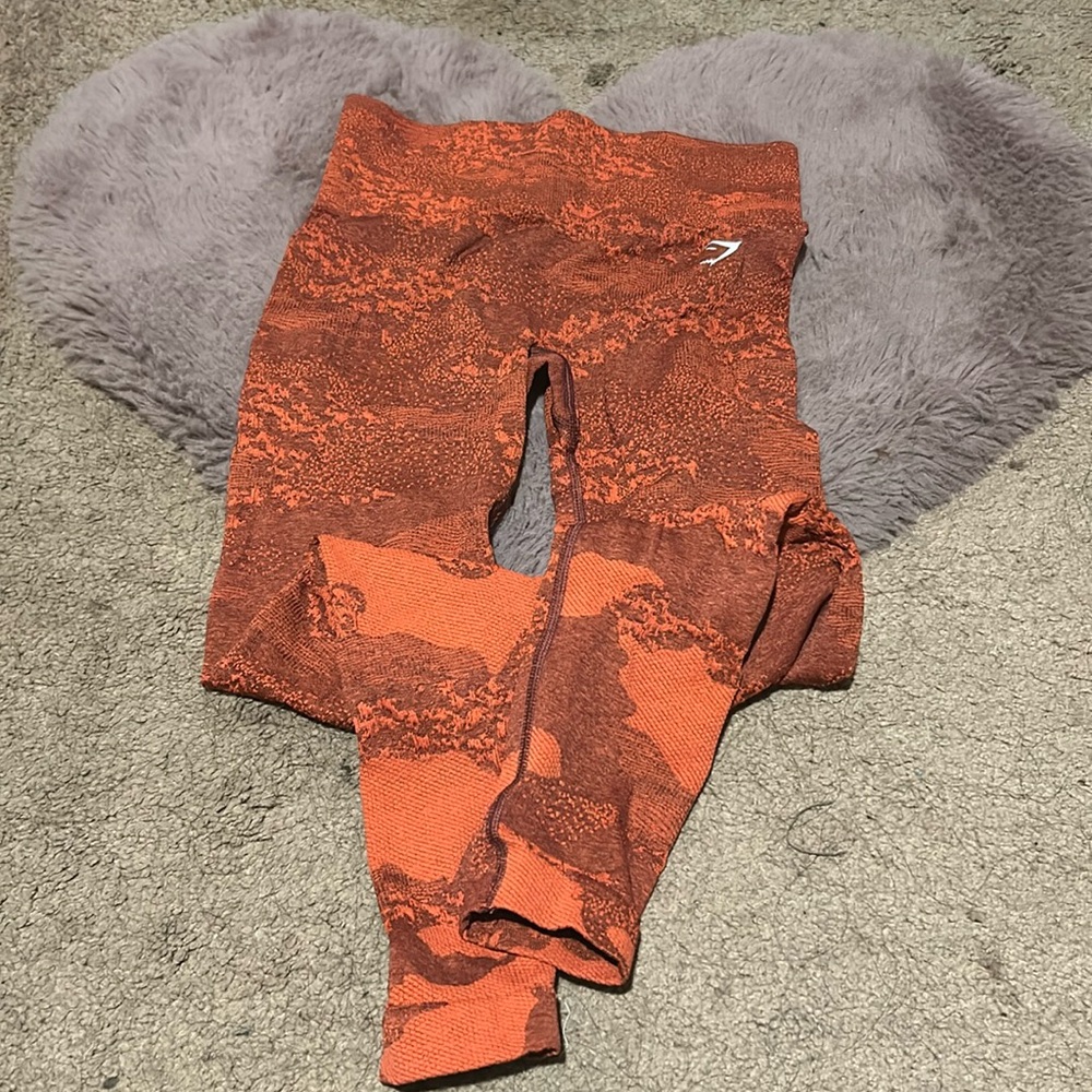 Gymshark camo leggings seemlees